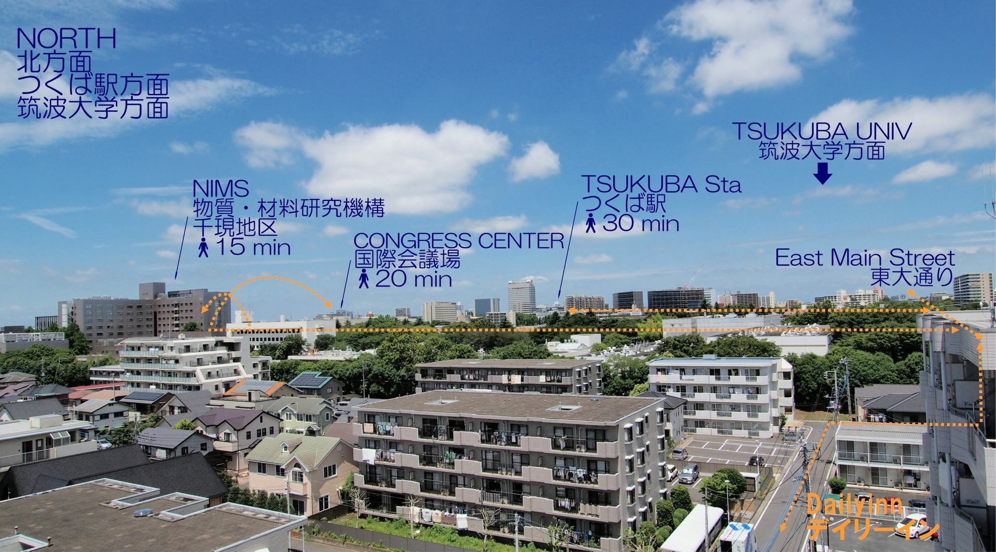 Tsukuba Daily Inn Exterior foto